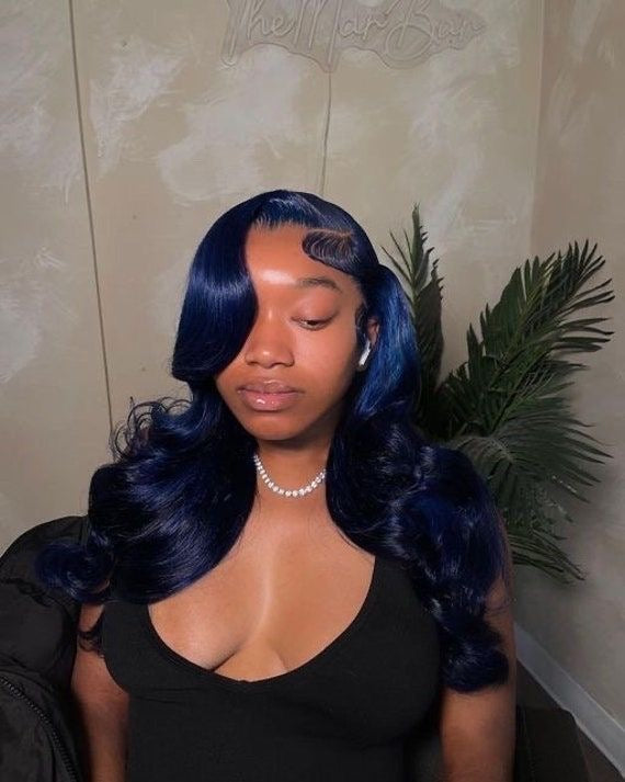 MIDNIGHT BLUE WIGS