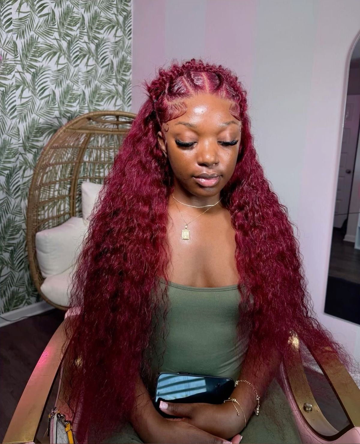 BURGUNDY WIGS