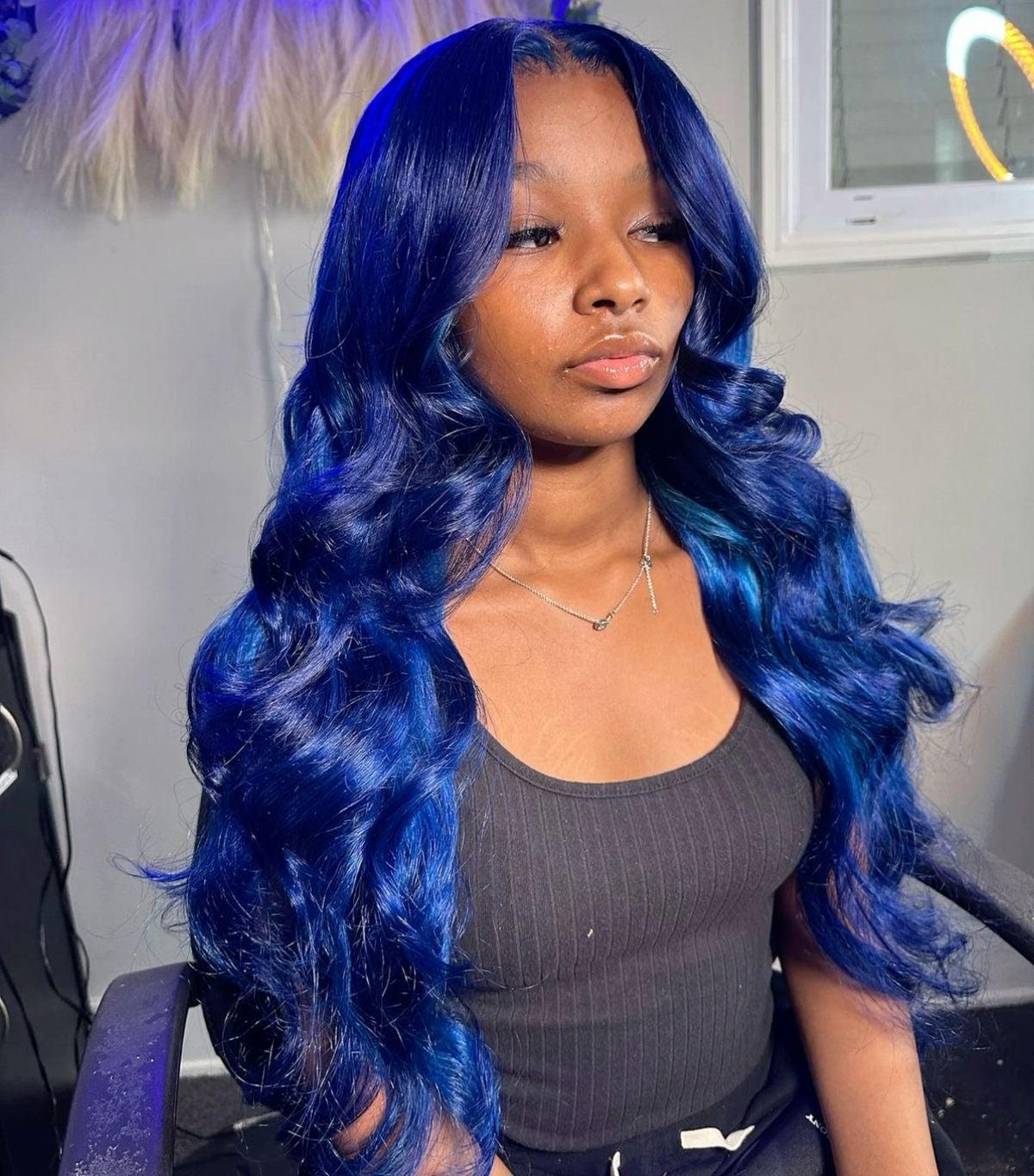 ROYAL BLUE WIGS
